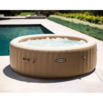 Spa Gonflable Air INTEX ROND Ø216cm 6 places Beige