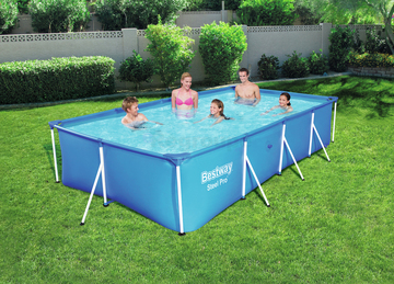 Piscine Tubulaire RECTANGLE 400x211x81CM BESTWAY